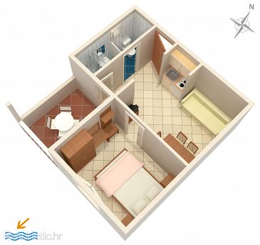 Apartment A-10027-d - Apartments Baška Voda (Makarska) - 10027