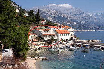 Property - Apartments 1070 Property Pisak (Omiš) - Accommodation 1070 - Apartments near sea with pebble beach.