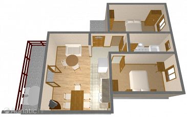 Apartment A-1092-a - Apartments Rogoznica (Rogoznica) - 1092