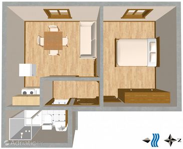 Apartment A-1109-d - Apartments Mavarštica (Čiovo) - 1109