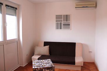 Living room Zadar, Living room u smještaju tipa apartment, dostupna klima i WIFI.