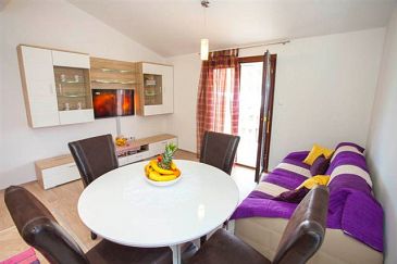 Living room Makarska, Living room u smještaju tipa apartment, dostupna klima i WIFI.