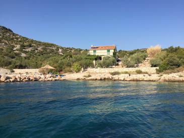 Property - Vacation Rentals 11515 Property Uvala Vitane (Pašman) - Accommodation 11515 - Vacation Rentals near sea with rocky beach.
