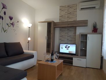 Living room Fažana, Living room u smještaju tipa apartment, dostupna klima, dopusteni kucni ljubimci i WIFI.