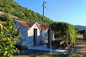 Property - Vacation Rentals 11886 Property Postira (Brač) - Accommodation 11886 - Vacation Rentals with pebble beach.