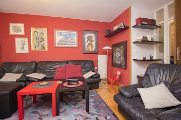 Obývací pokoj Rabac, Obývací pokoj u smještaju tipa apartment, WIFI.