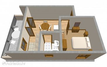 Apartment A-177-b - Apartments Lumbarda (Korčula) - 177