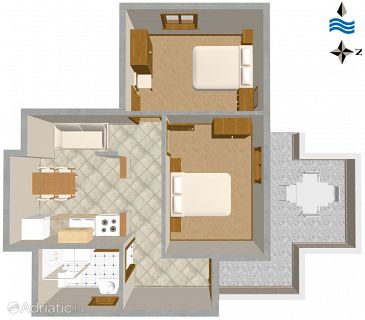 Apartment A-189-a - Apartments Zavalatica (Korčula) - 189