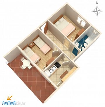 Apartment A-202-b - Apartments Caska (Pag) - 202