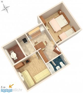 Apartment A-2054-a - Apartments Ražanj (Rogoznica) - 2054