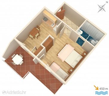 Studio flat AS-2062-b - Apartments Jelsa (Hvar) - 2062