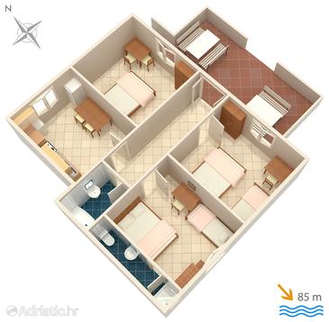 Apartment A-2071-a - Apartments Uvala Torac (Hvar) - 2071