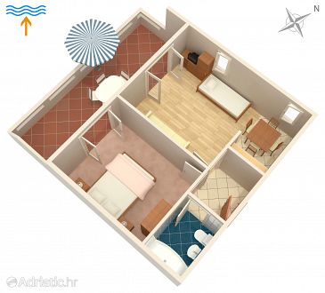 Apartment A-213-a - Apartments Novalja (Pag) - 213