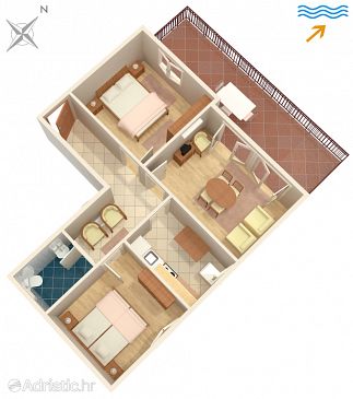 Apartment A-2142-a - Apartments and Rooms Dubrovnik (Dubrovnik) - 2142