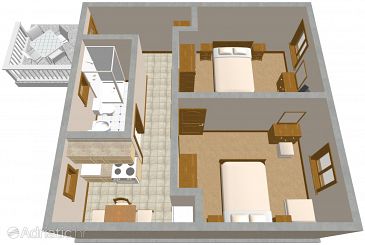 Apartment A-2175-a - Apartments Suđurađ (Elafiti - Šipan) - 2175