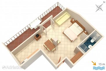 Studio flat AS-2178-h - Apartments and Rooms Slano (Dubrovnik) - 2178