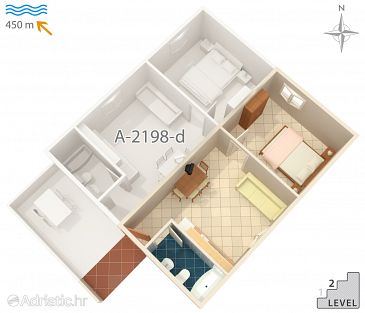 Apartment A-2198-e - Apartments Mali Lošinj (Lošinj) - 2198