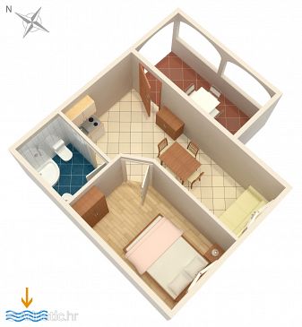 Apartment A-224-d - Apartments Povljana (Pag) - 224