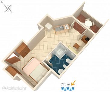 Studio flat AS-2243-b - Apartments Rovinj (Rovinj) - 2243