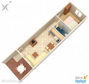 Apartment A-227-d - Apartments Povljana (Pag) - 227