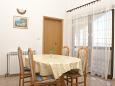 Dining room Povljana, Dining room u smještaju tipa apartment, WIFI.