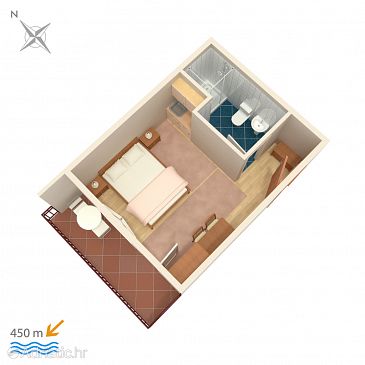 Studio flat AS-2311-a - Apartments Valbandon (Fažana) - 2311