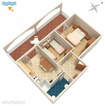 Apartment A-235-a - Apartments Stara Novalja (Pag) - 235