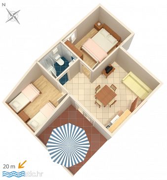 Apartment A-2354-d - Apartments Crikvenica (Crikvenica) - 2354