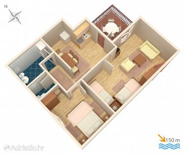 Apartment A-2372-c - Apartments Selce (Crikvenica) - 2372