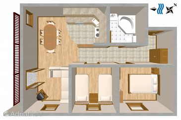 Apartment A-2389-a - Apartments and Rooms Crikvenica (Crikvenica) - 2389