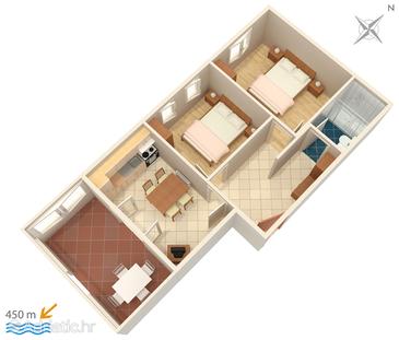 Apartment A-244-c - Apartments Povljana (Pag) - 244