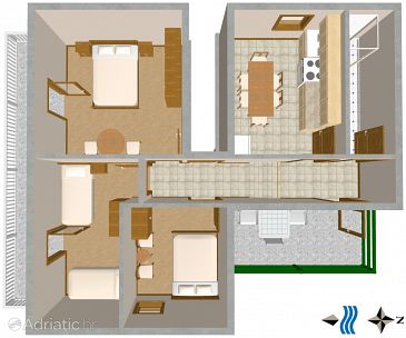 Apartment A-2477-b - Apartments Vis (Vis) - 2477