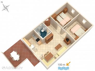 Apartment A-2509-a - Apartments Artatore (Lošinj) - 2509