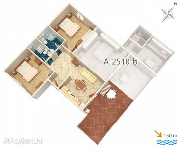 Apartment A-2510-c - Apartments Cres (Cres) - 2510