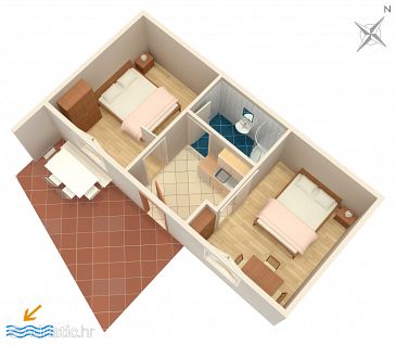 Apartment A-2677-a - Apartments Tučepi (Makarska) - 2677