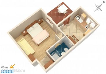 Apartment A-268-c - Apartments Orebić (Pelješac) - 268