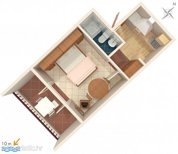 Apartment A-2699-b - Apartments Tučepi (Makarska) - 2699
