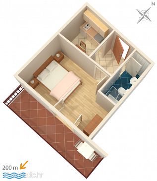Apartment A-2751-c - Apartments Omiš (Omiš) - 2751