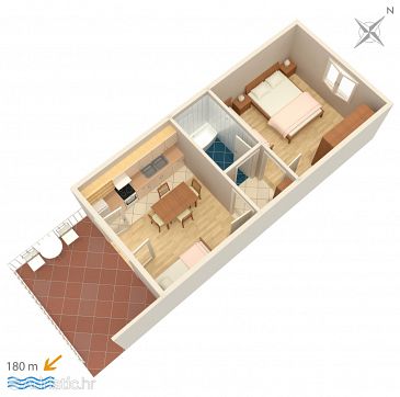 Apartment A-2786-a - Apartments Omiš (Omiš) - 2786