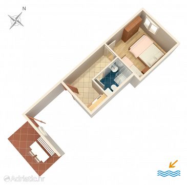 Apartment A-2819-c - Apartments Stanići (Omiš) - 2819
