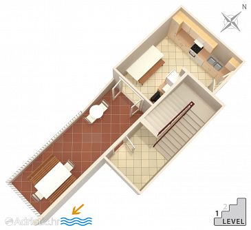 Apartment A-2829-a - Apartments Duće (Omiš) - 2829