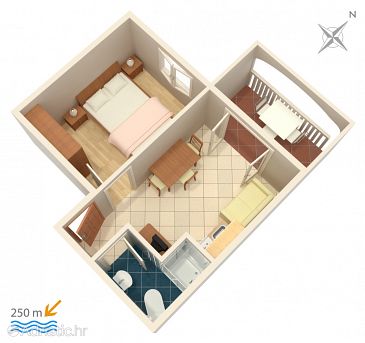 Apartment A-2873-a - Apartments and Rooms Bol (Brač) - 2873