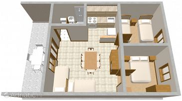Apartment A-291-a - Apartments Vir (Vir) - 291