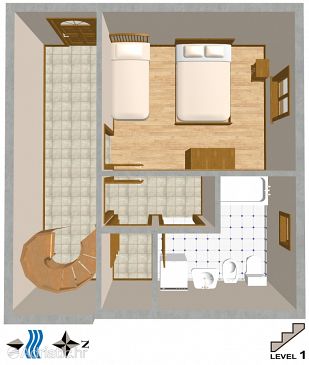 Plan Sumpetar, Plan u smještaju tipa apartment, dopusteni kucni ljubimci.