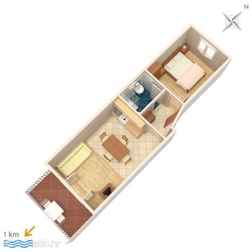 Apartment A-3012-a - Apartments and Rooms Premantura (Medulin) - 3012
