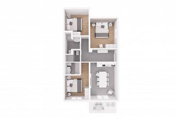 Plan Rabac, Plan u smještaju tipa apartment, dopusteni kucni ljubimci i WIFI.