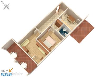 Apartment A-3075-f - Apartments Potočnica (Pag) - 3075