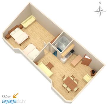 Apartment A-3083-m - Apartments Stara Novalja (Pag) - 3083