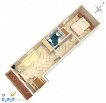 Apartment A-3092-b - Apartments Brodarica (Šibenik) - 3092