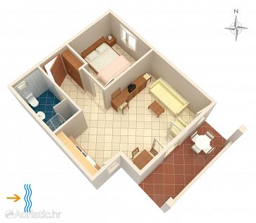 Apartment A-3094-a - Apartments Rogoznica (Rogoznica) - 3094